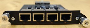NXI-3000-EM-4GE-0.5U Интерфейсный модуль для коммутатора NetXpert NXI-3040/3050-M, 4 портa 10/100/1000Base-TX, 0.5U