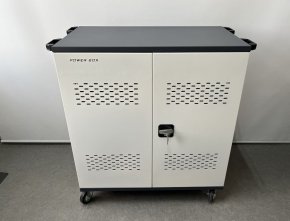 Тележка хранилище с системой подзарядки ноутбуков и планшетов POWER BOX, серия NB